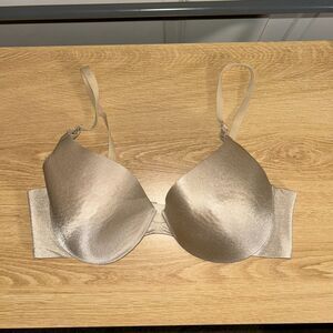 Self Expressions Maidenform Bra Sz. 38C Champagne Beige Shimmer Padded Underwire